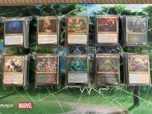 Magic the Gathering 100 Card Precon 2 Color Commander Decks