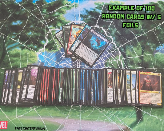 Magic the Gathering Random 100 card Lot + 5 Foils